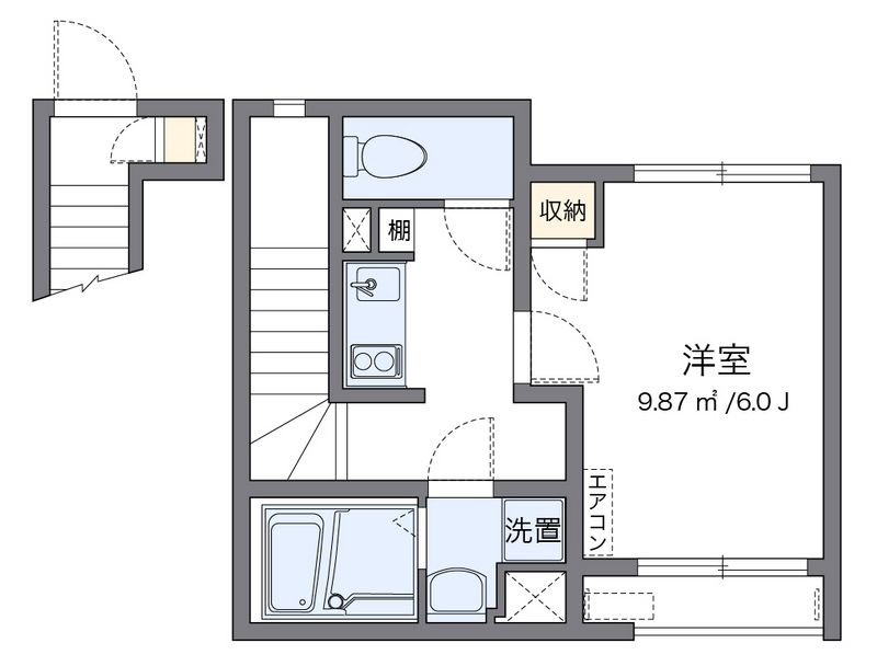 レオネクスト中之郷 間取図