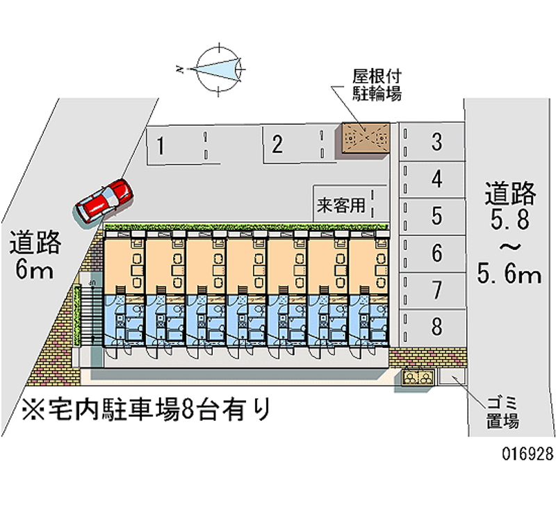 16928 Monthly parking lot