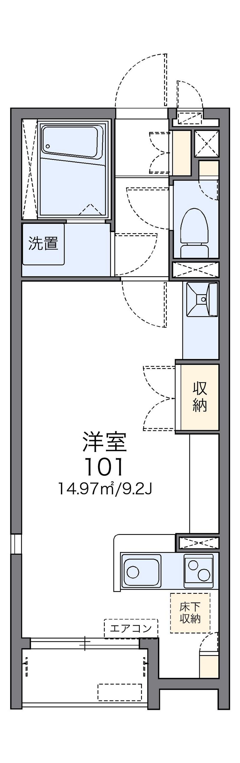 レオネクストもちの木 間取図