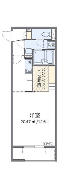 ミランダベル　エスポワール青葉 間取り図