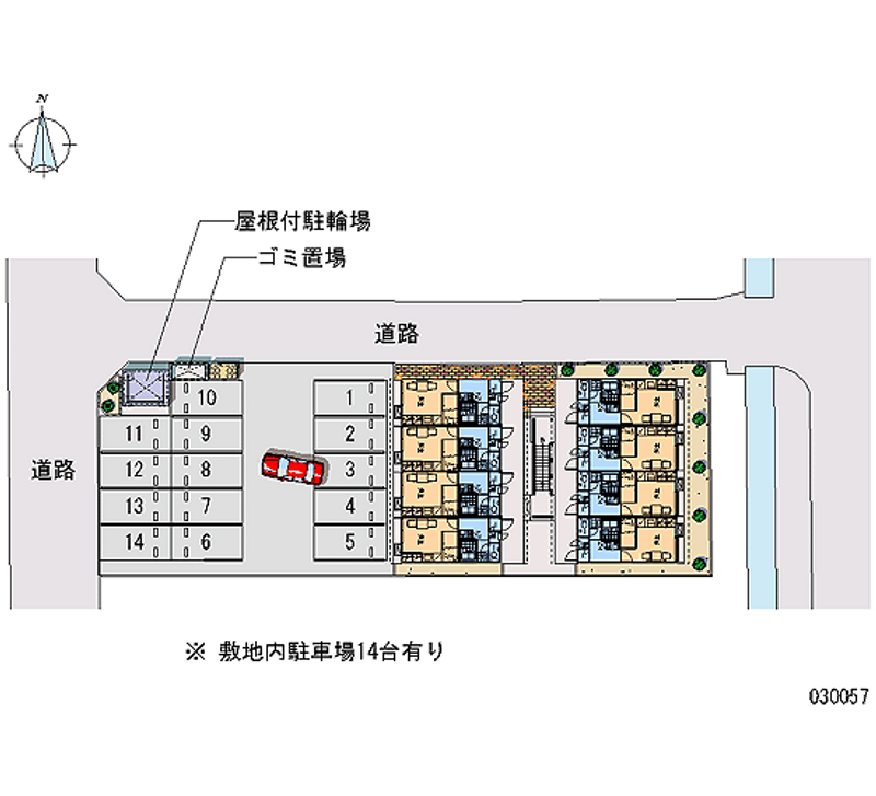 30057 Monthly parking lot