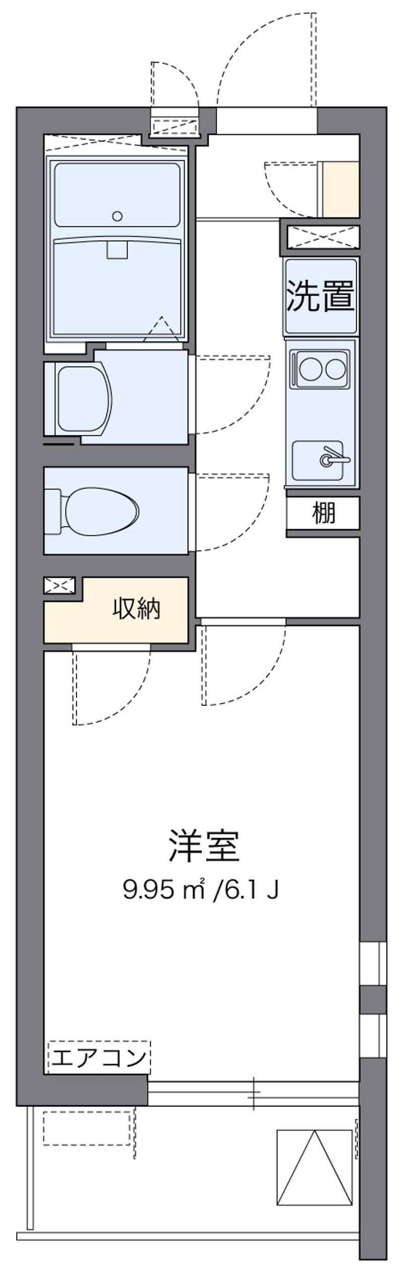 クレイノレジデント清川 間取図