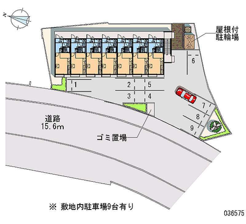 レオパレス平田　２０３８ 月極駐車場