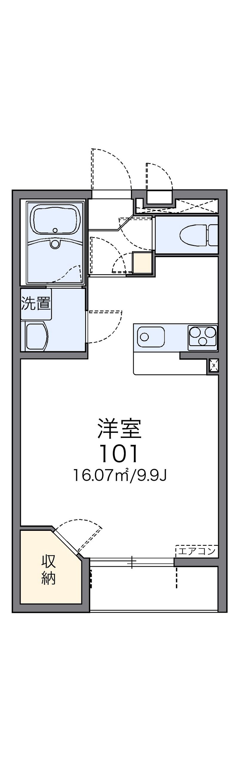 レオネクストＮＥＸＴ　ＯＮＥ 間取図