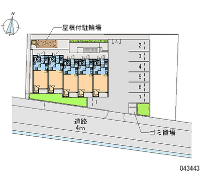 レオネクスト丹比多治井荘 月極駐車場