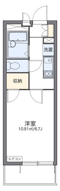 レオパレス並木 間取り図