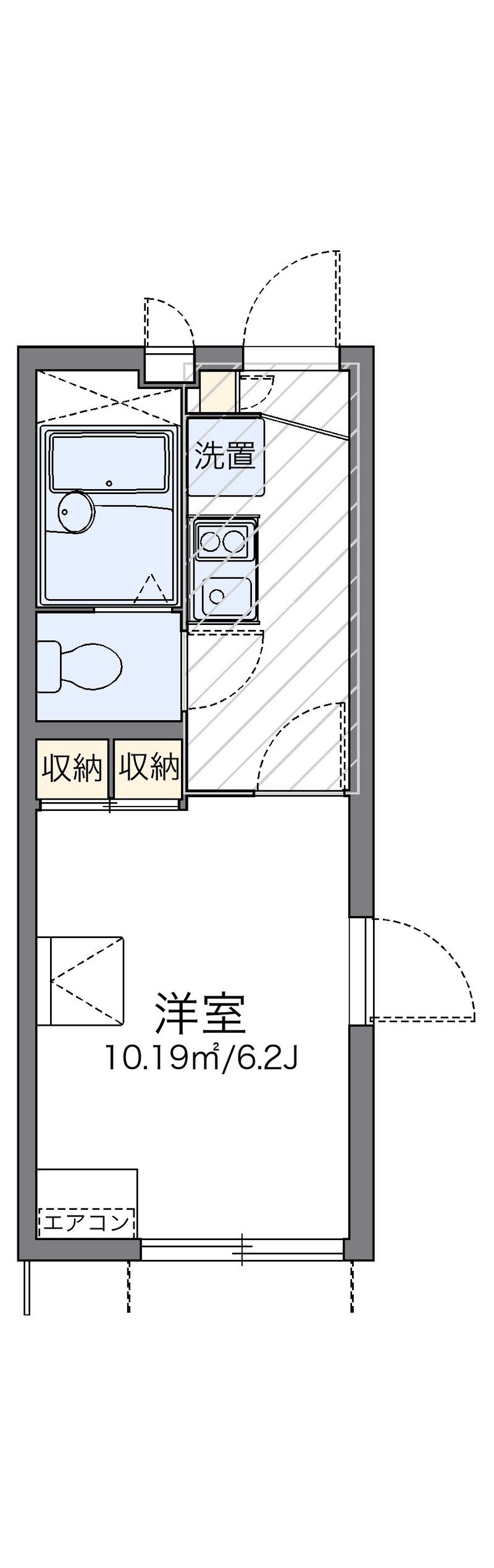 レオパレスマロンフィルド 間取り