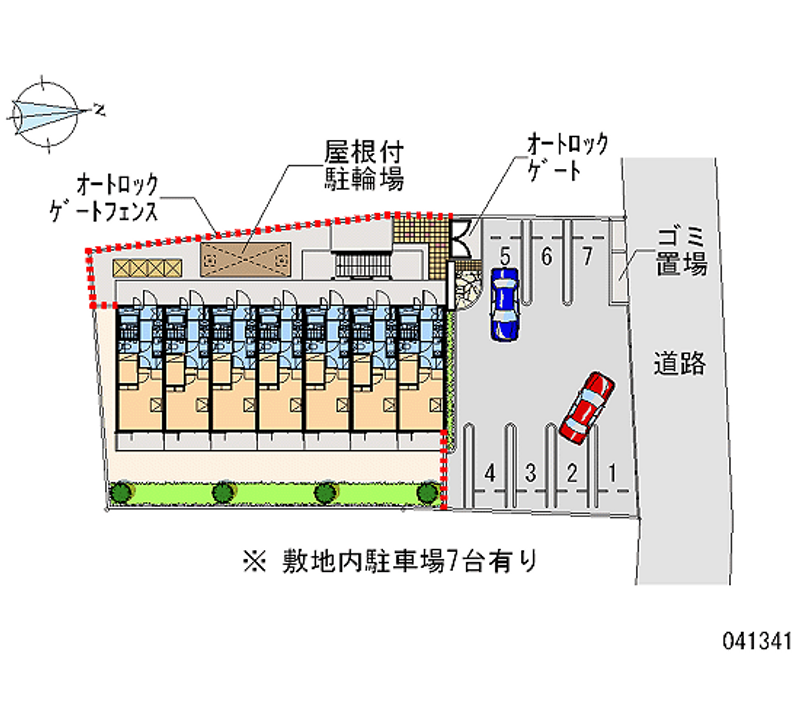 41341 Monthly parking lot