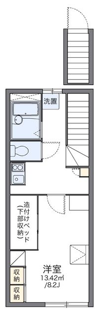 レオパレスユニコム 間取り図