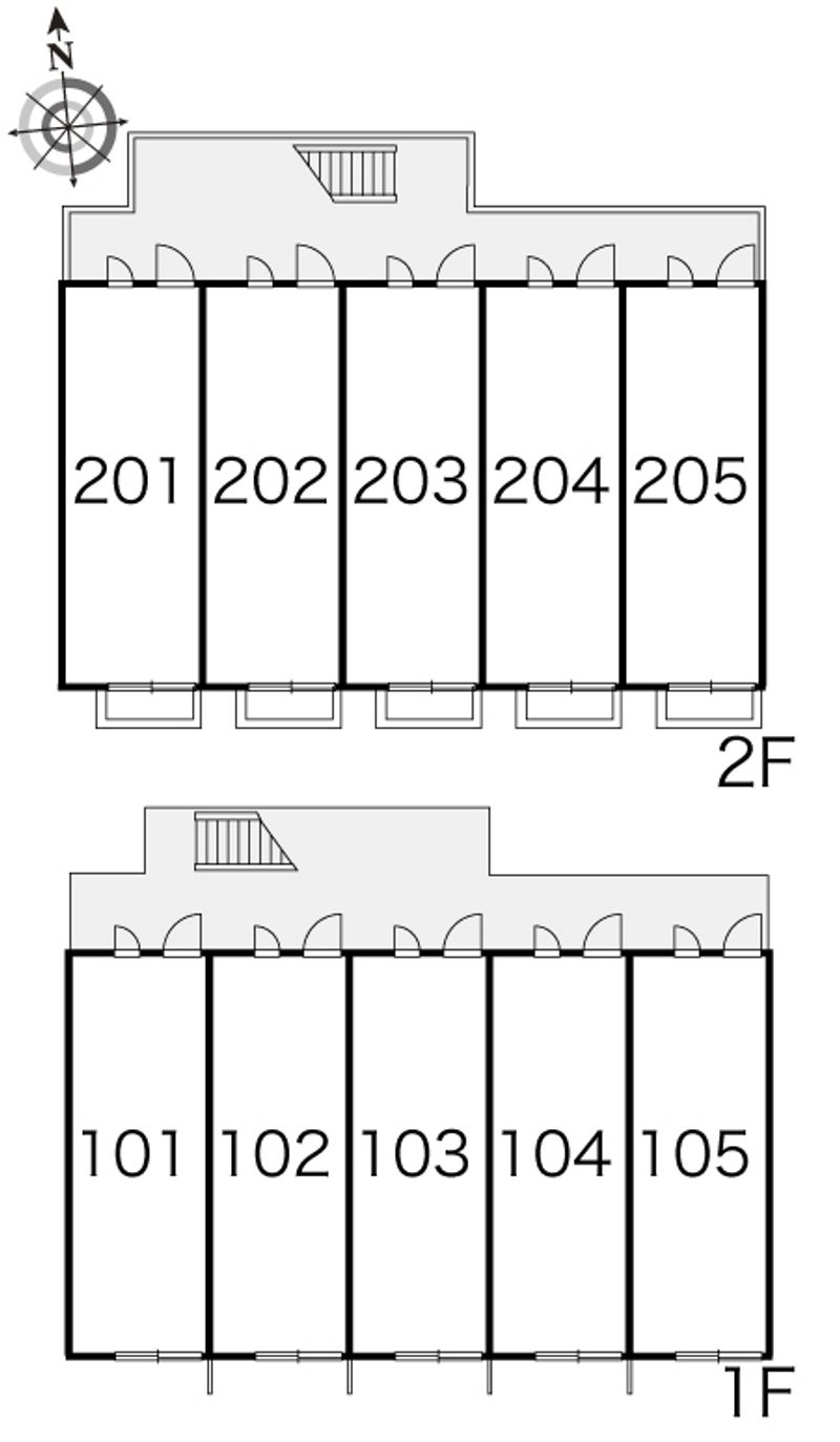 レオパレス青葉 間取配置図