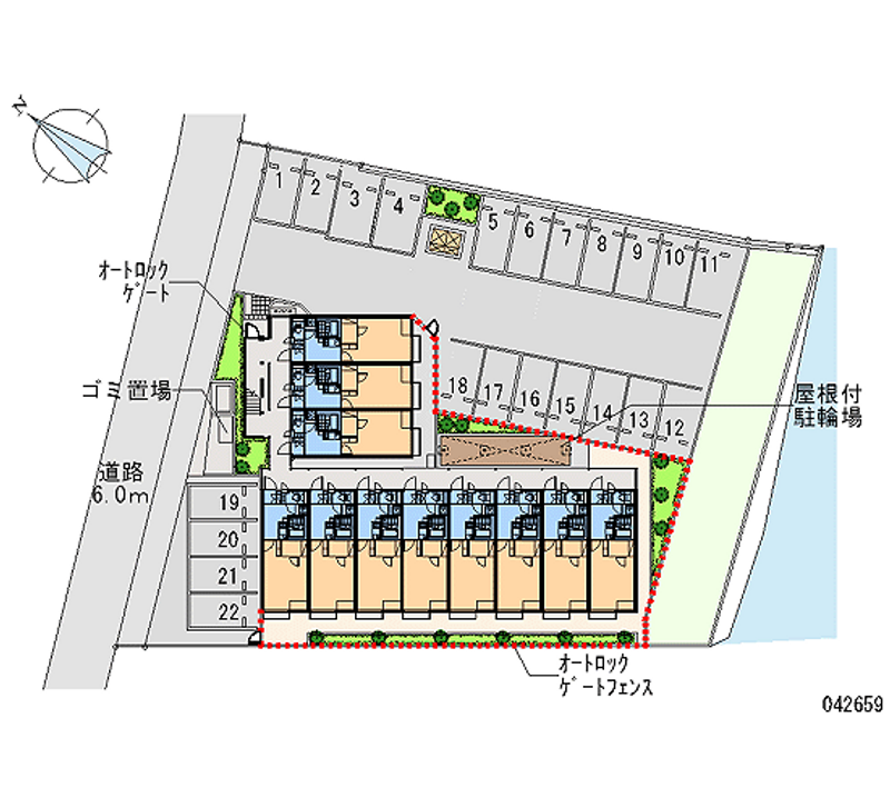 42659 Monthly parking lot