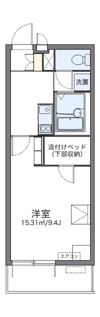 レオパレスソレーユⅢ 間取り図