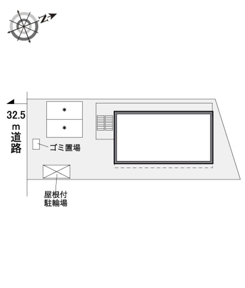 レオパレスＩＳＨＩＤＡ 配置図