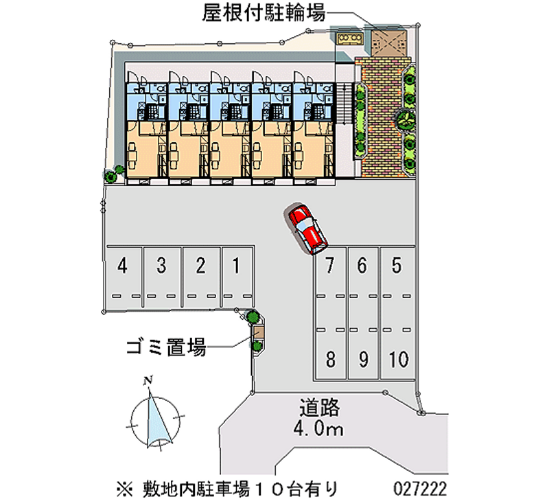 レオパレスＣｈａｒｍａｎ 月極駐車場