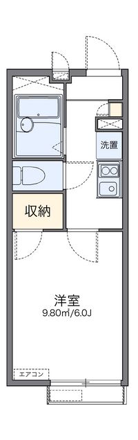 レオパレステラスつばさ 間取り図