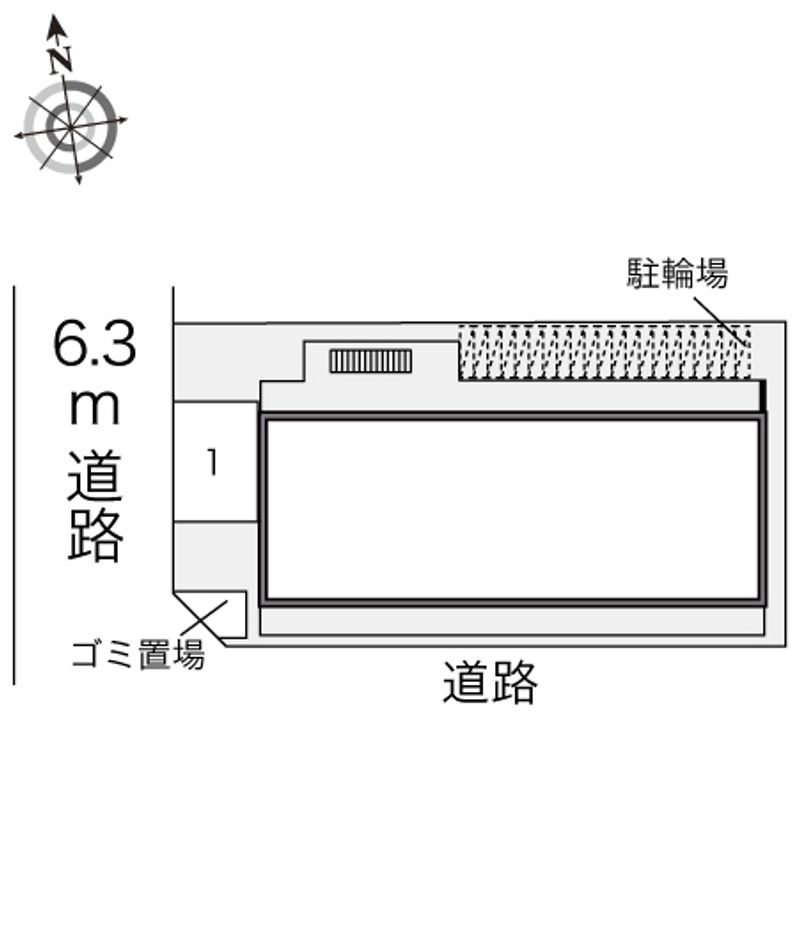 レオパレス北巽 配置図