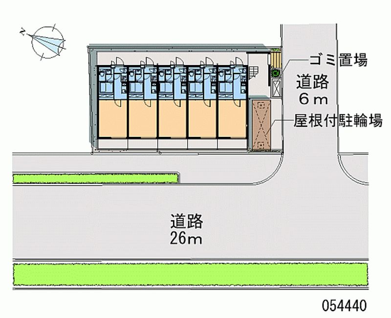 レオネクストシェル都Ⅵ 区画図
