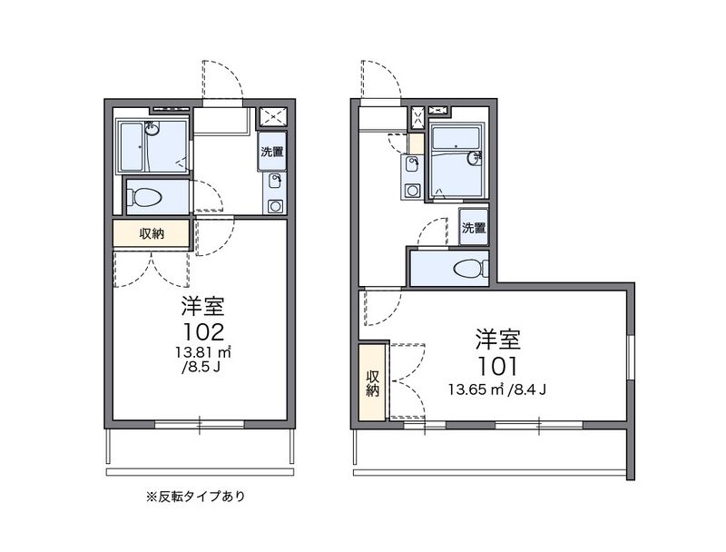 レオパレス綾園 間取図