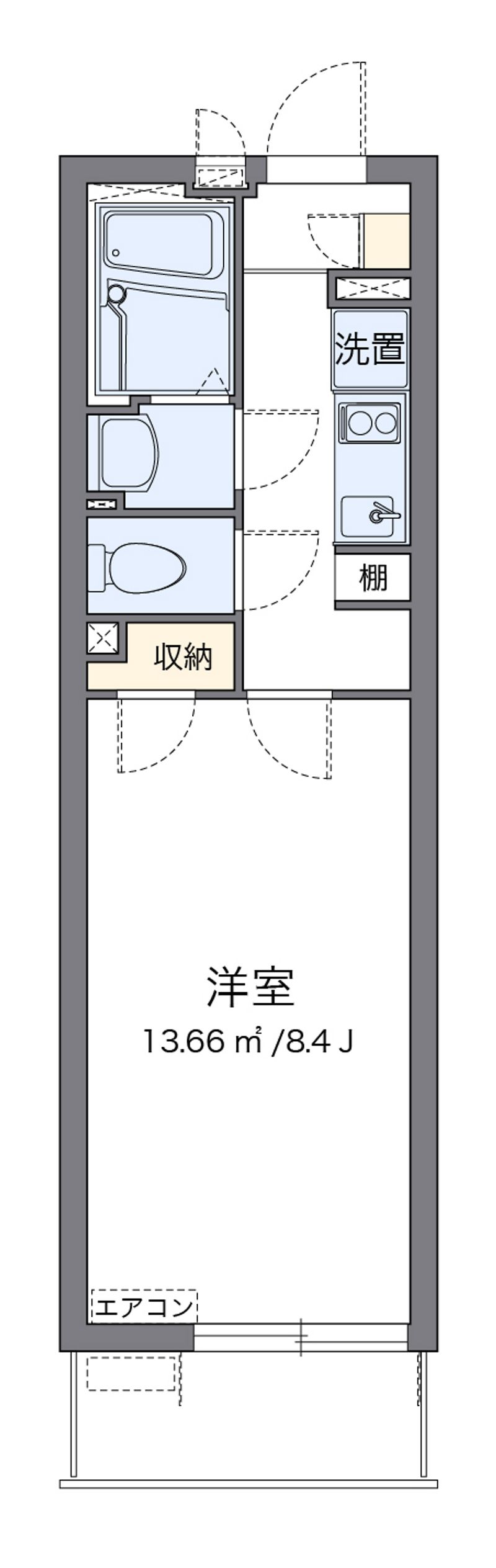 クレイノ楓 間取図