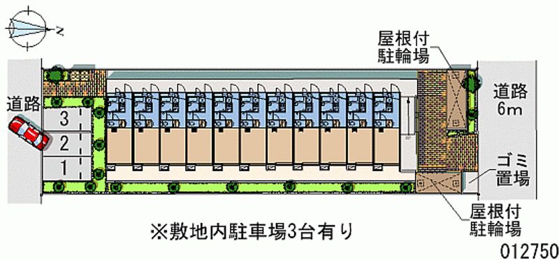 レオパレス武庫之荘 区画図