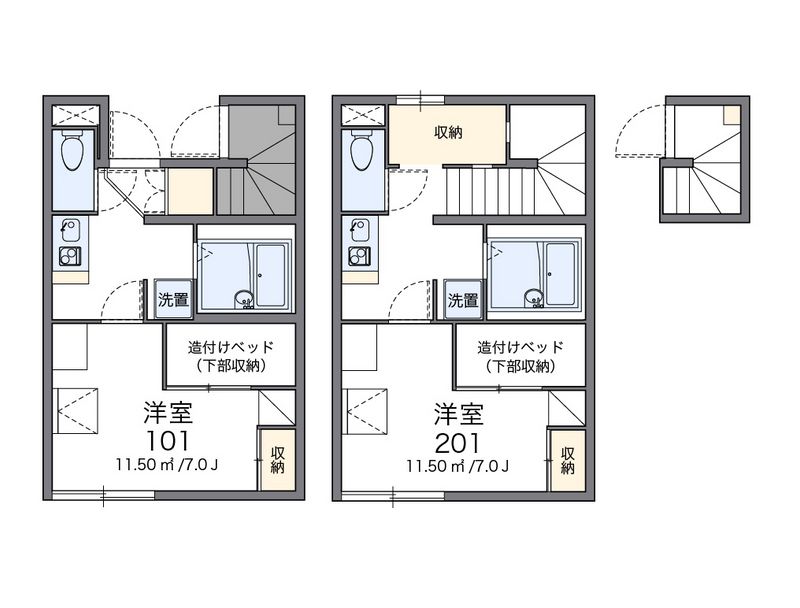 レオパレスシルフィ 間取図