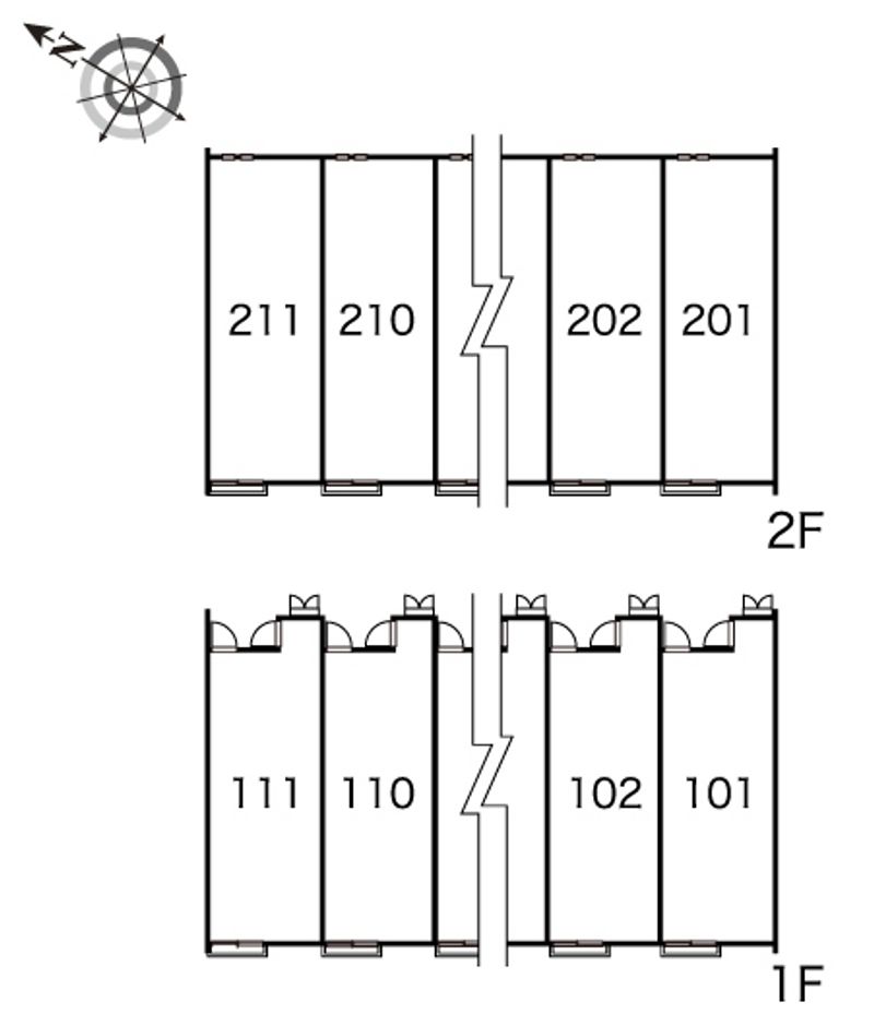 レオネクストダイエイ 間取配置図