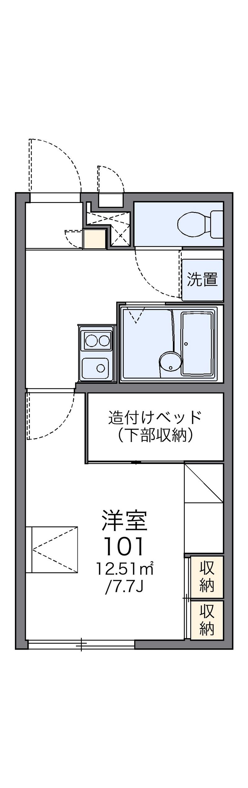 レオパレスウェルスⅡ 間取図