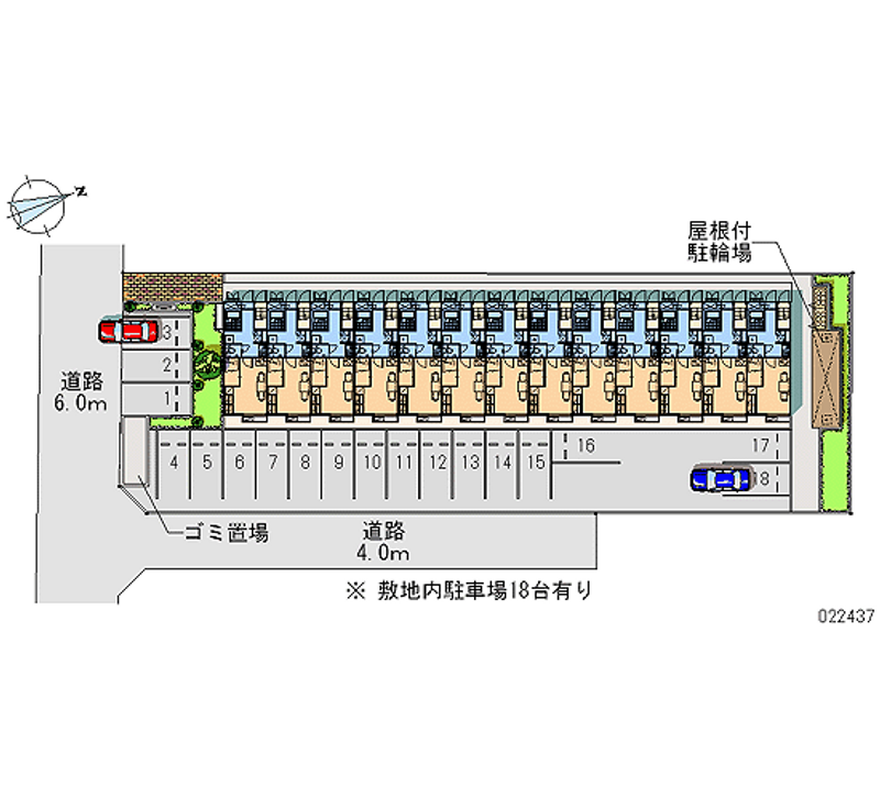 レオパレスティール 月極駐車場