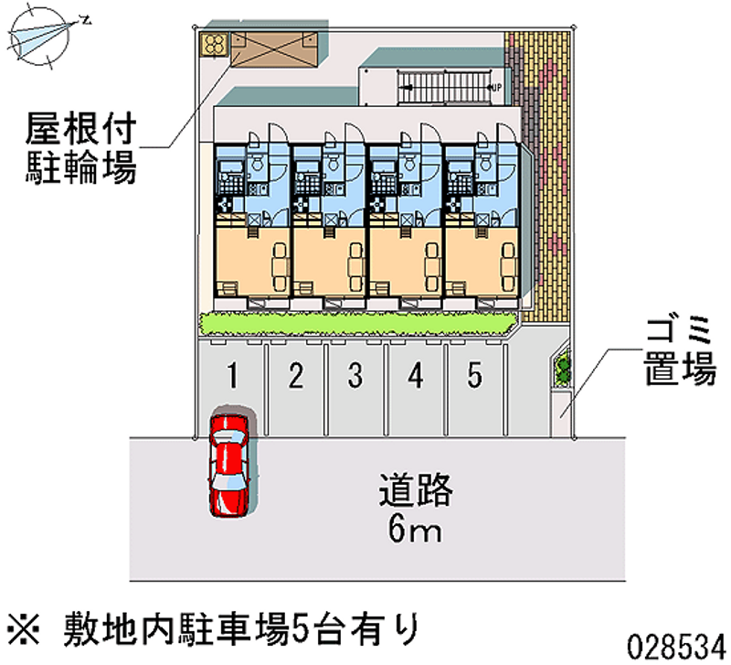 レオパレス横田新町 月極駐車場