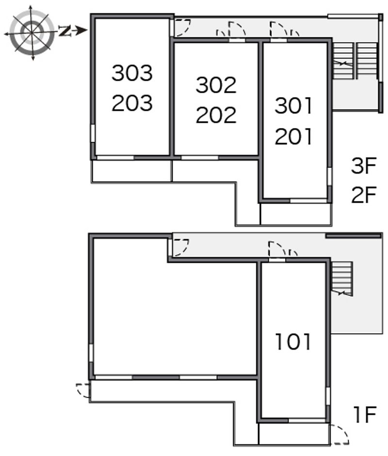 クレイノプレミール 間取配置図