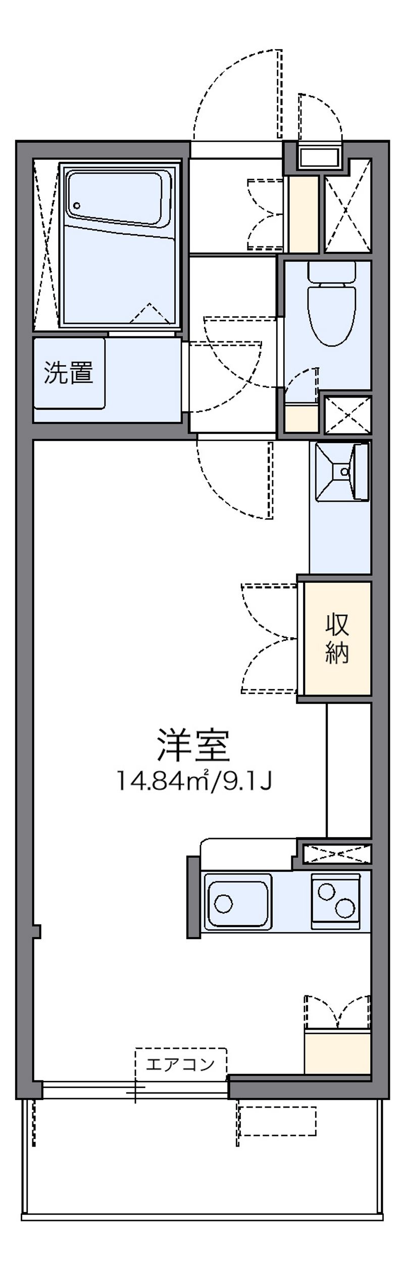 レオネクスト舞浜Ⅱ 間取図