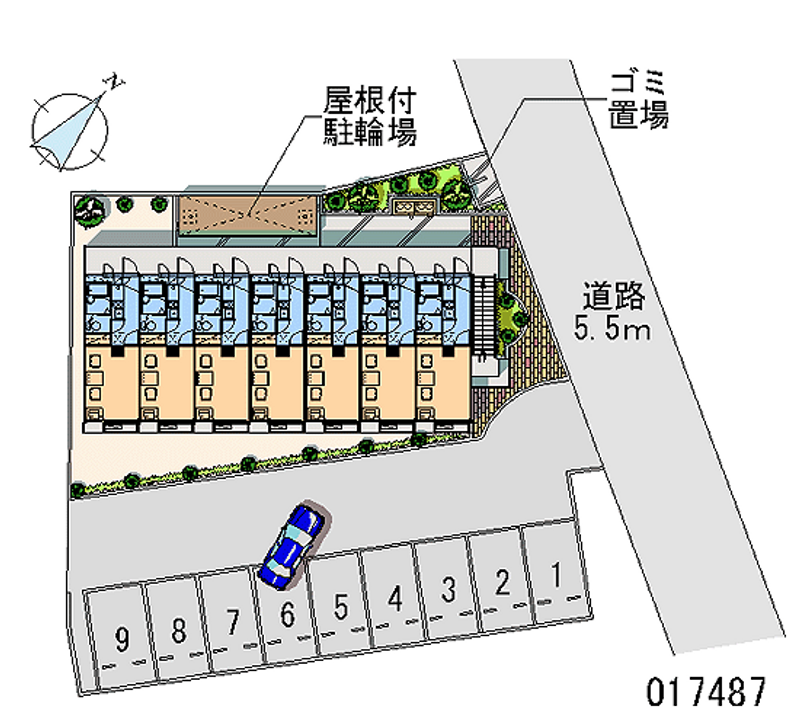 17487月租停車場