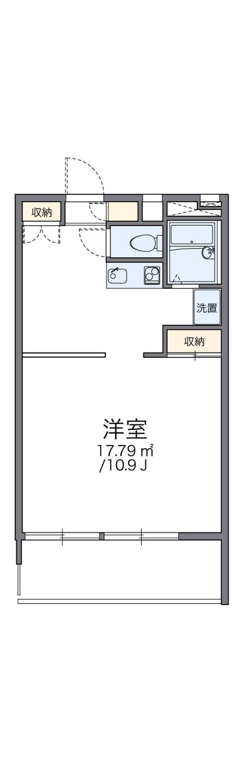 レオパレス丸山 間取図