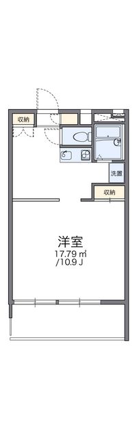 レオパレス丸山 間取り図