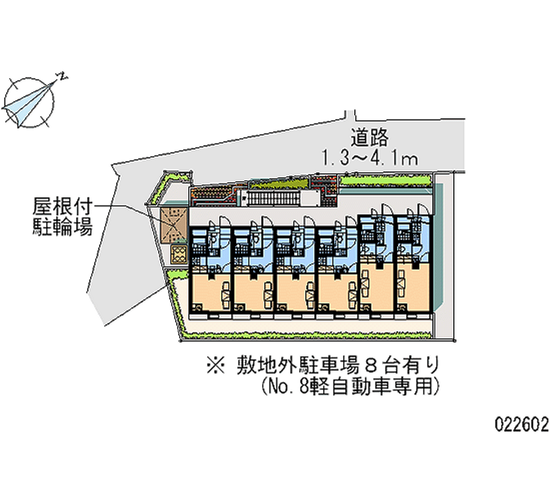 レオパレスＩＲＯＮ 月極駐車場