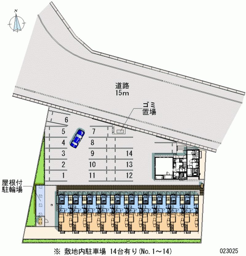 レオパレス東津田 月極駐車場