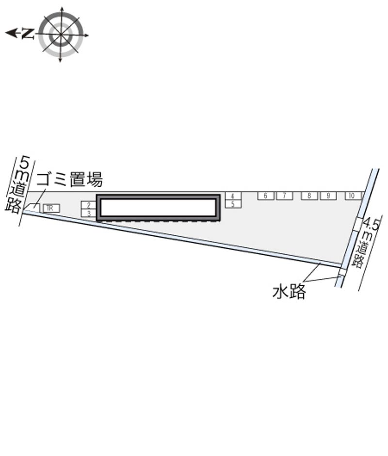 レオパレスＮＡＫＡＳＥ 配置図