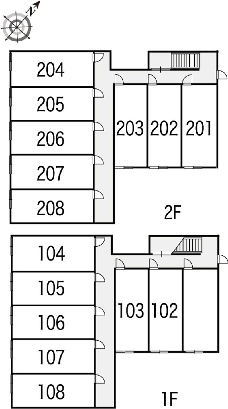 レオパレス慶 間取配置図