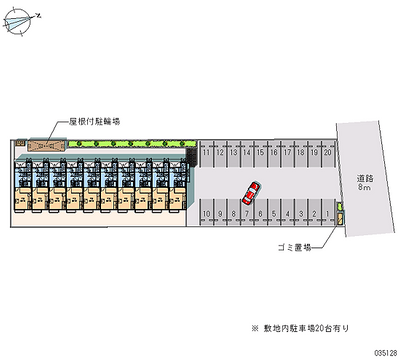 35128 Monthly parking lot