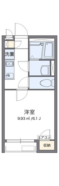 クレイノサンアクール 間取り図