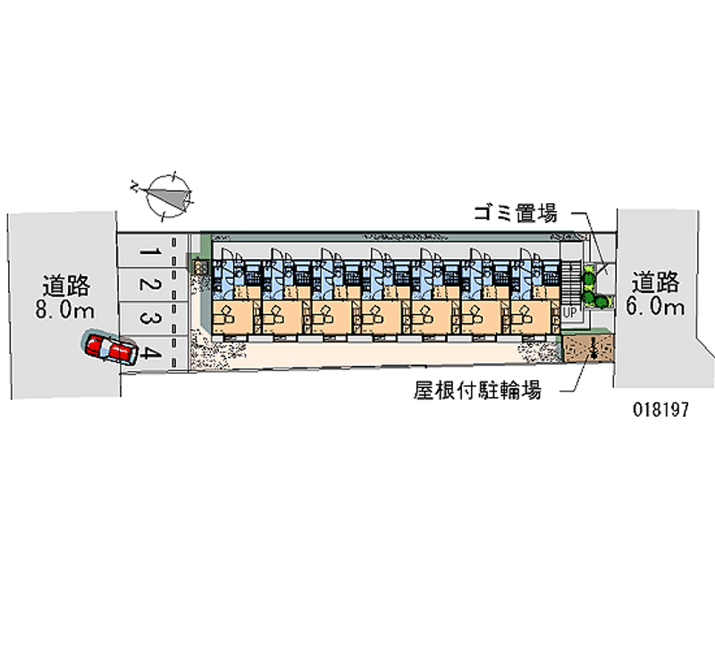 レオパレスパークサイド 区画図