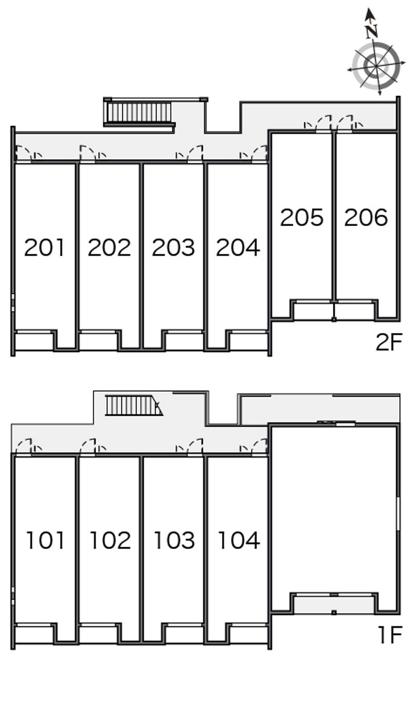 クレイノＴＯＢＡⅦ 間取配置図