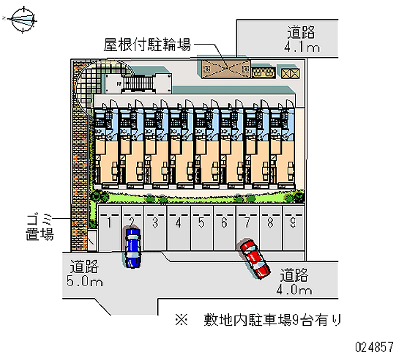 レオパレス今町 月極駐車場