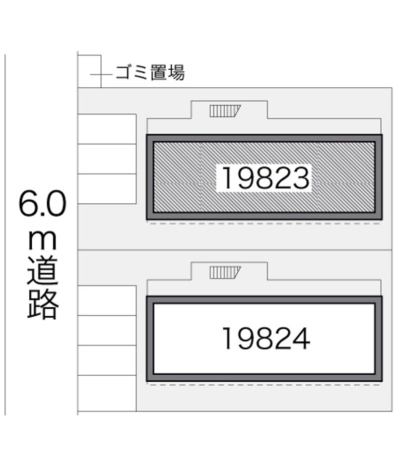 レオパレスドゥエル上用賀Ｂ 配置図