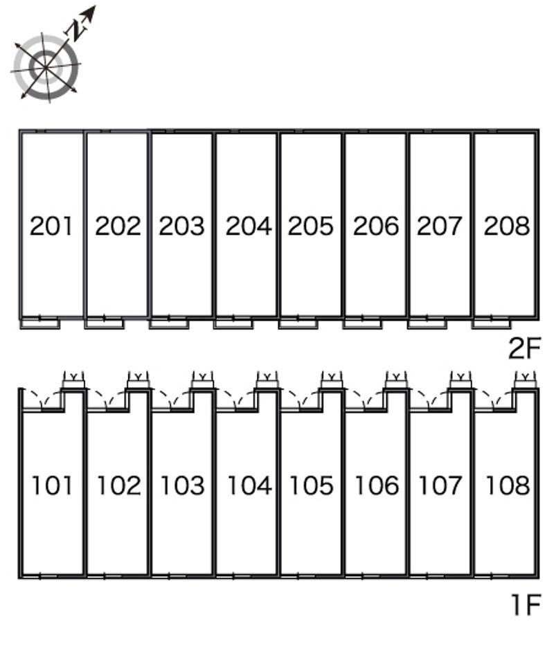 レオネクストＫｏｇａ 間取配置図