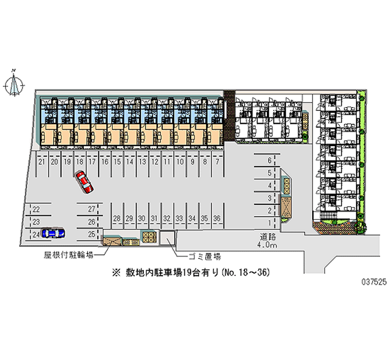 37525 Monthly parking lot