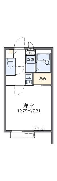 レオパレスソレイユ摩耶 間取り図