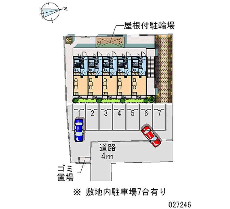 27246 Monthly parking lot