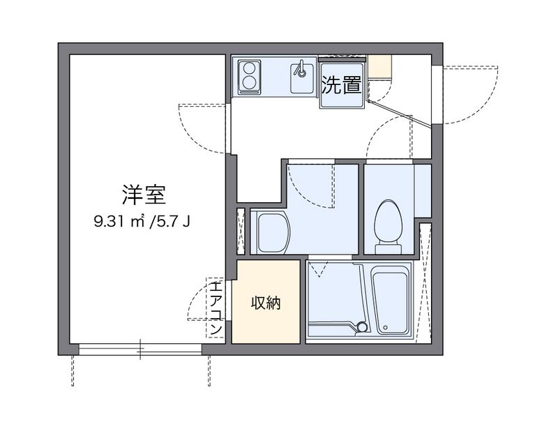 クレイノＴＡＫＩＺＡＷＡ 間取図