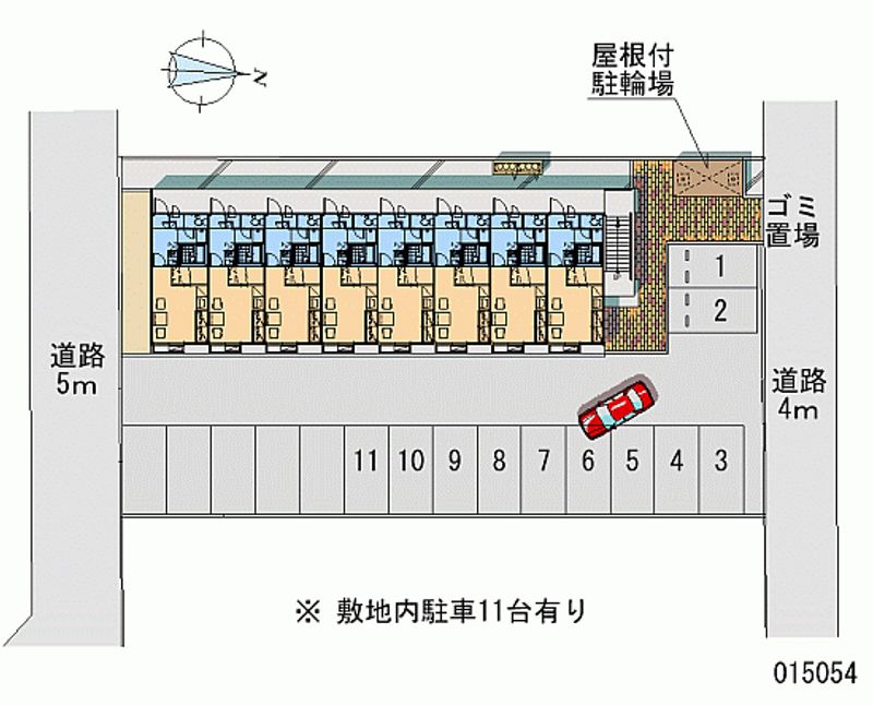 レオパレスアルシオネ 月極駐車場